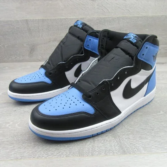 Air Jordan 1 Retro High OG UNC Men' Size 13 University Blue Black NEW - Picture 4 of 15